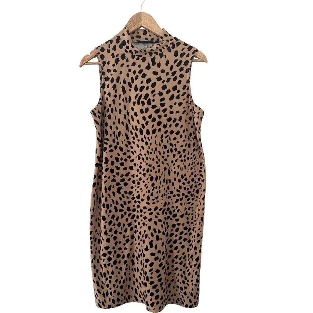 APT.9 Leopard print Dress EUC